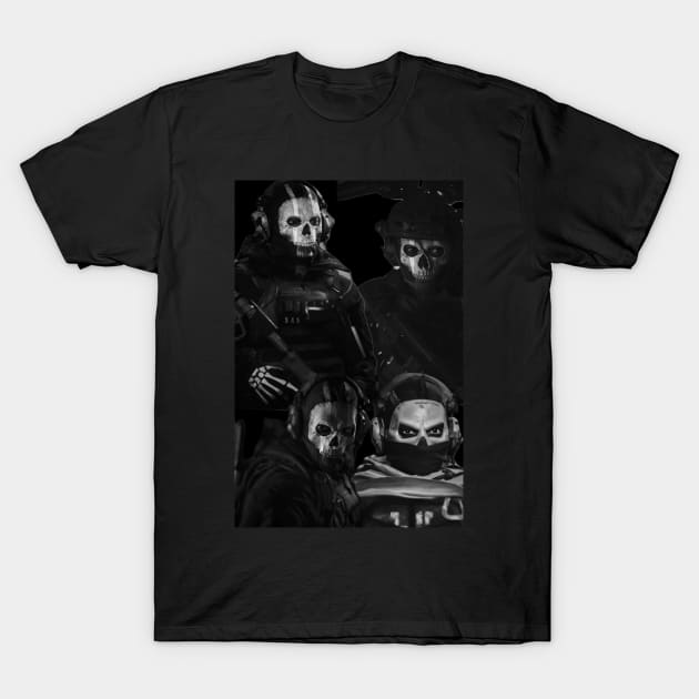 Ghost MWII T-Shirt by scumbagg